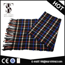 Écharpe en gros en coton tartan tissé